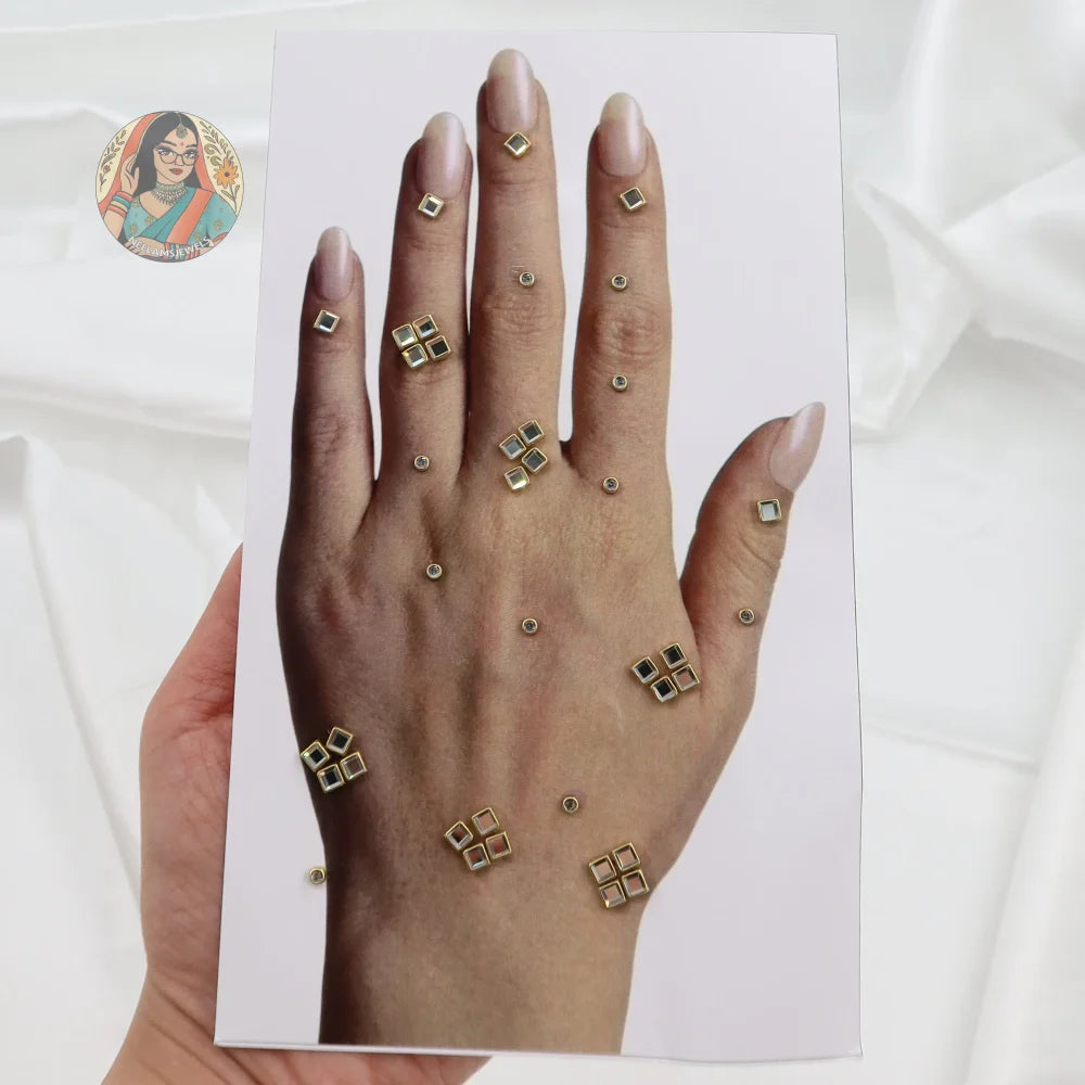 Hira - Mehndi Stickers - A