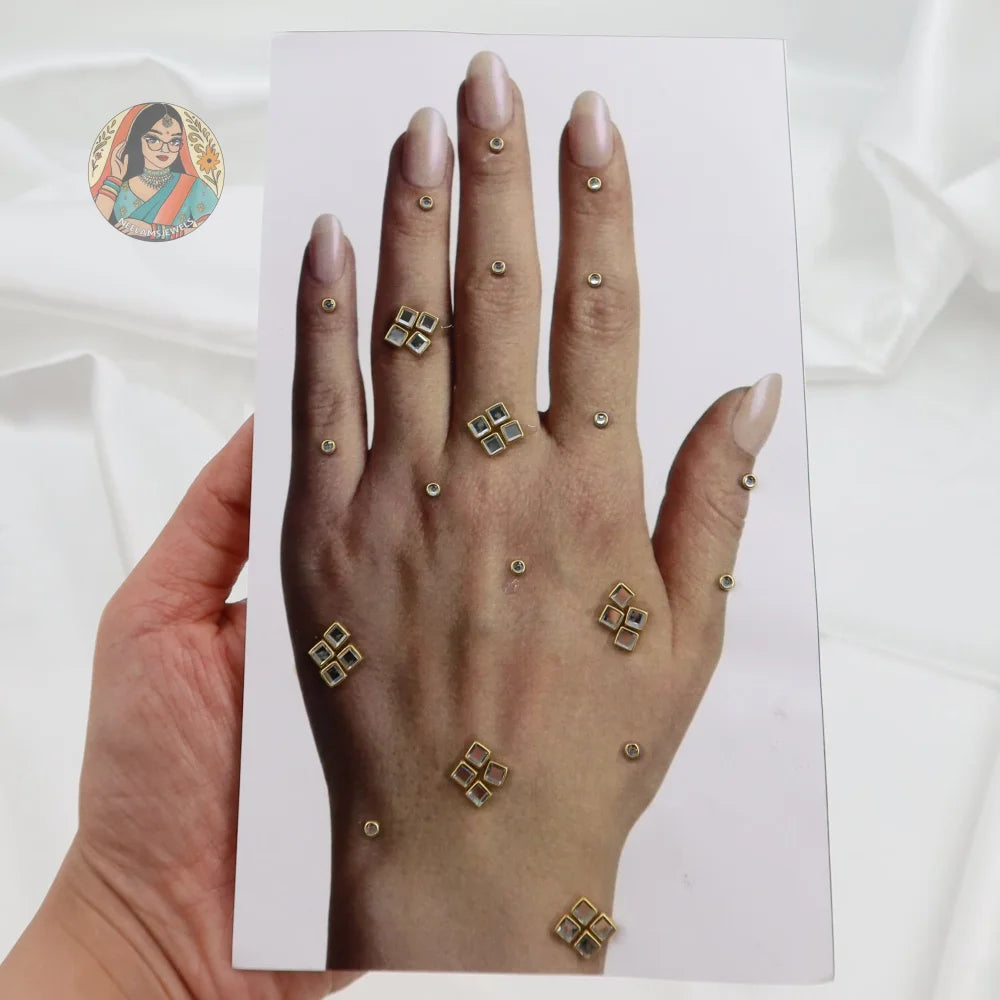 Hira - Mehndi Stickers - B