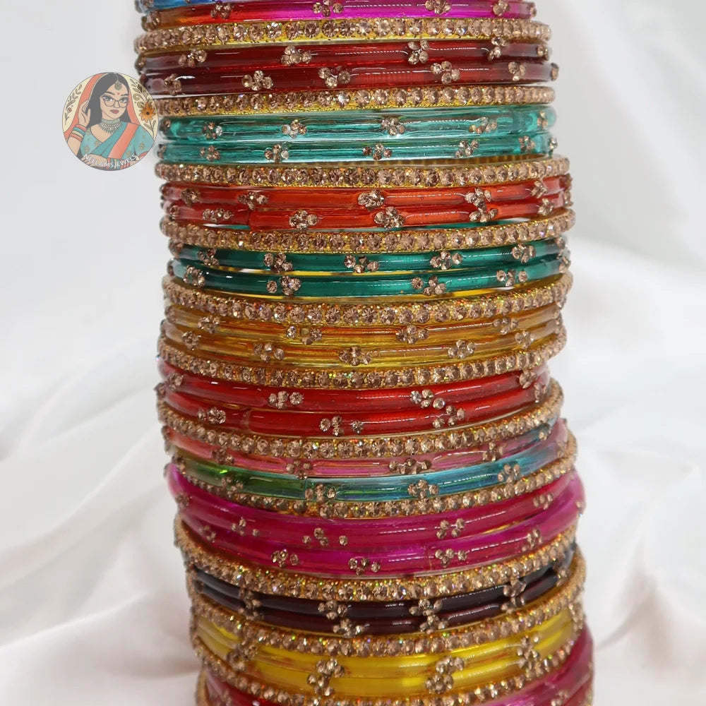 Ik Kudi Glass Bangle Set