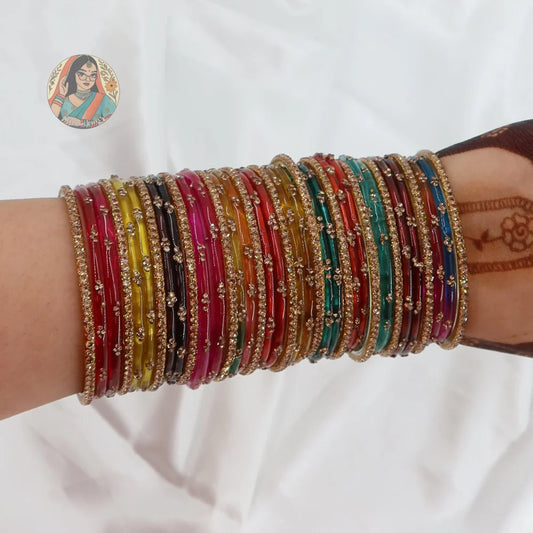 Ik Kudi Glass Bangle Set