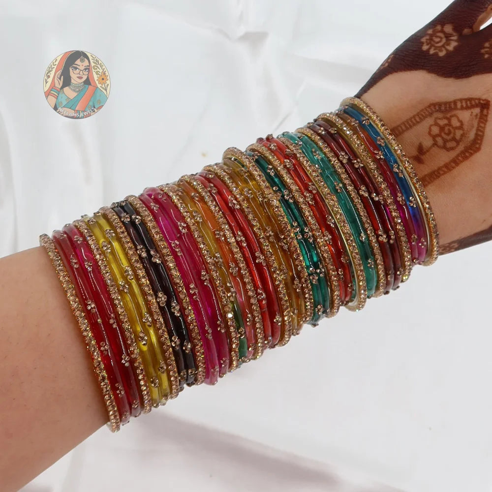 Ik Kudi Glass Bangle Set