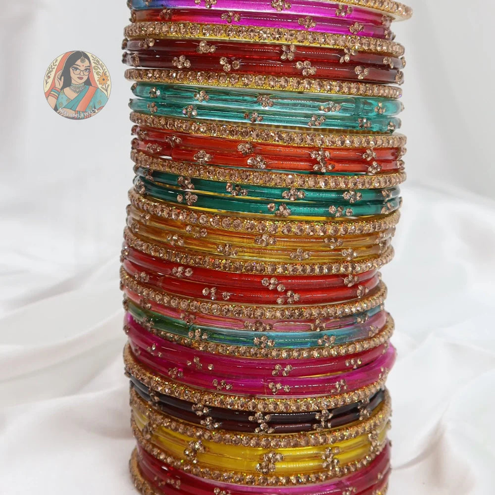 Ik Kudi Glass Bangle Set