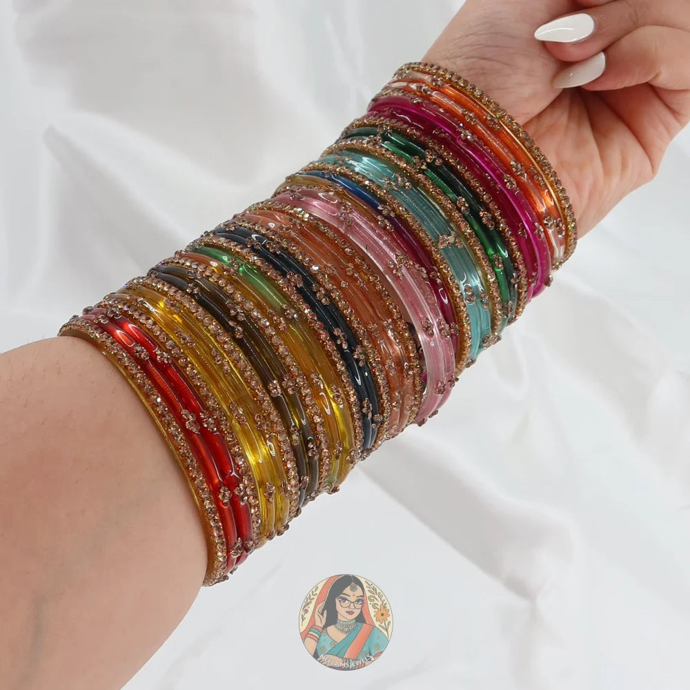 Ik Kudi Glass Bangle Set