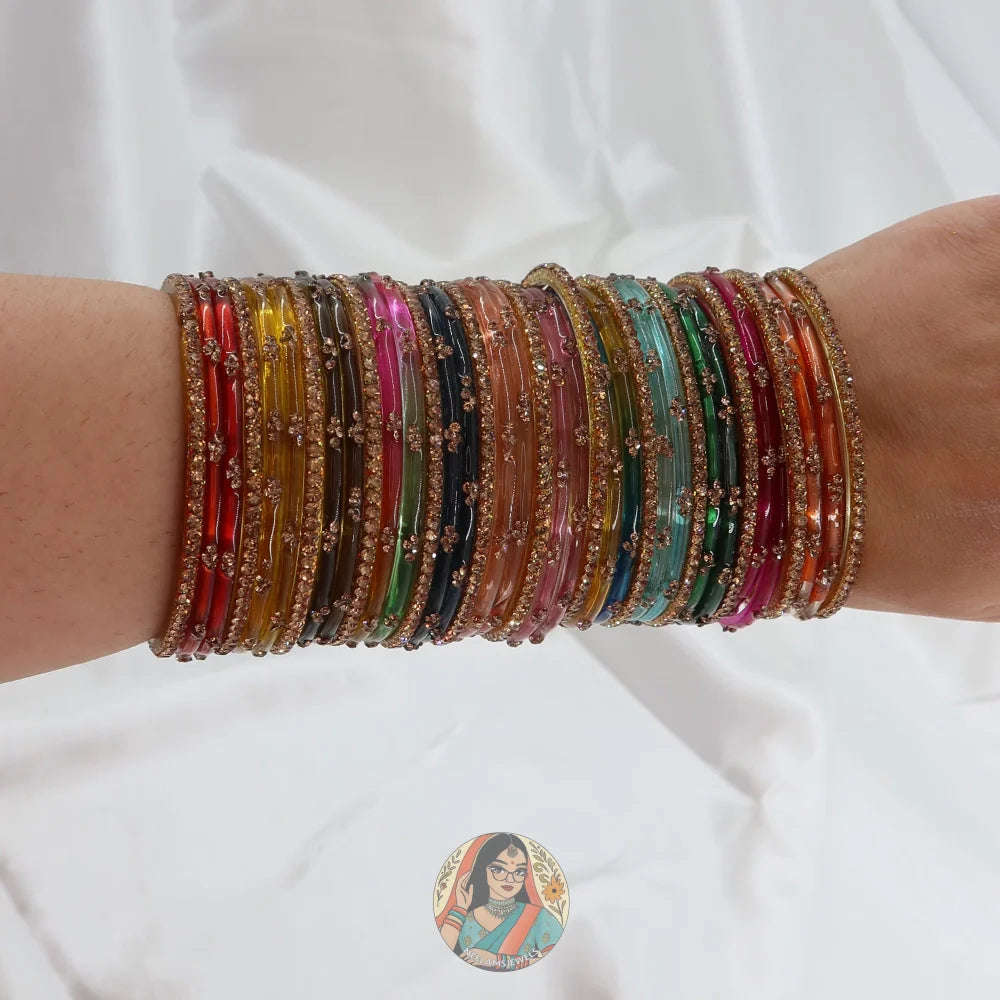 Ik Kudi Glass Bangle Set