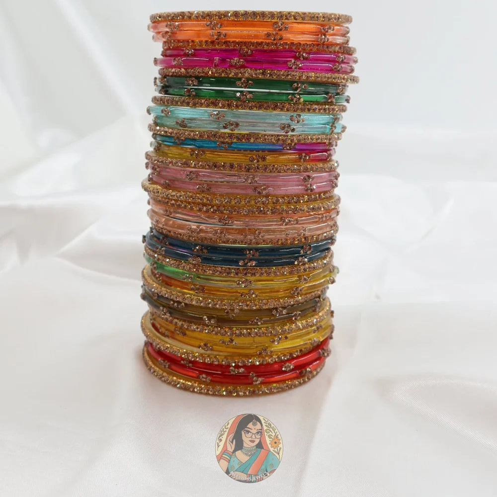 Ik Kudi Glass Bangle Set