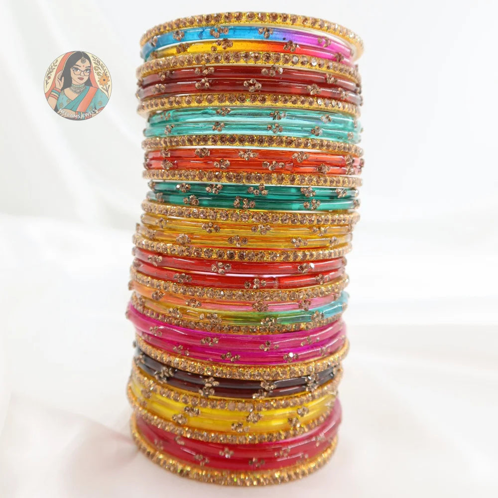Ik Kudi Glass Bangle Set