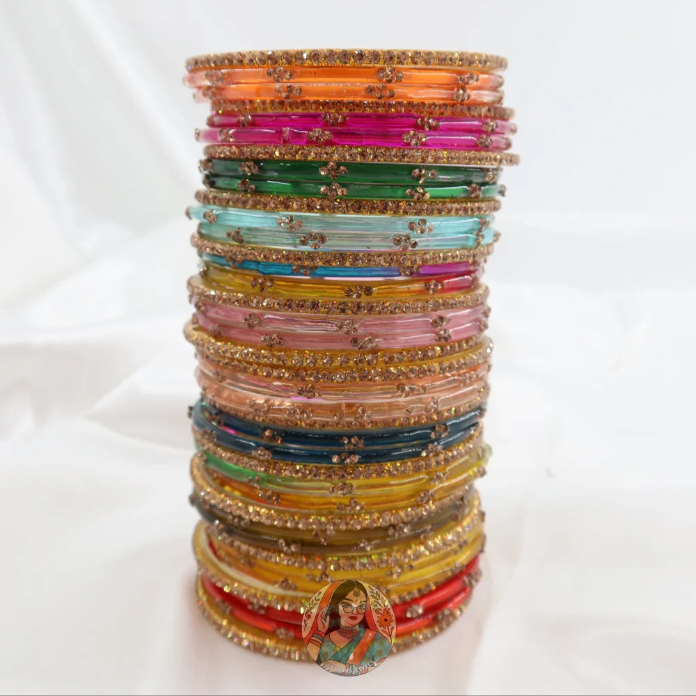 Ik Kudi Glass Bangle Set