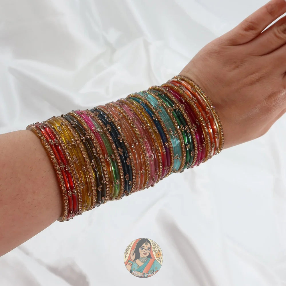 Ik Kudi Glass Bangle Set