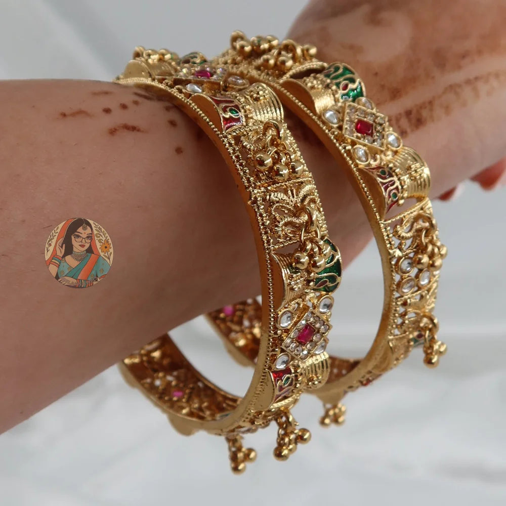 Imara Gold Bangles
