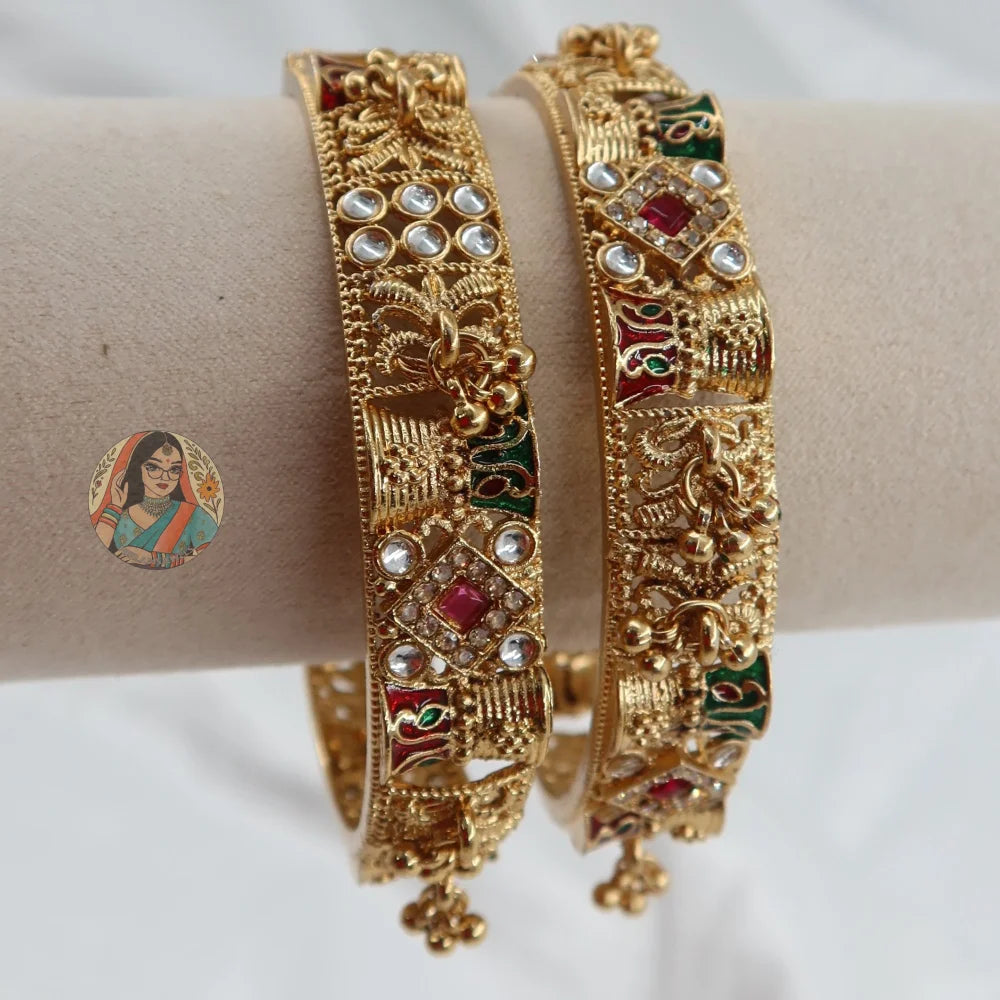 Imara Gold Bangles