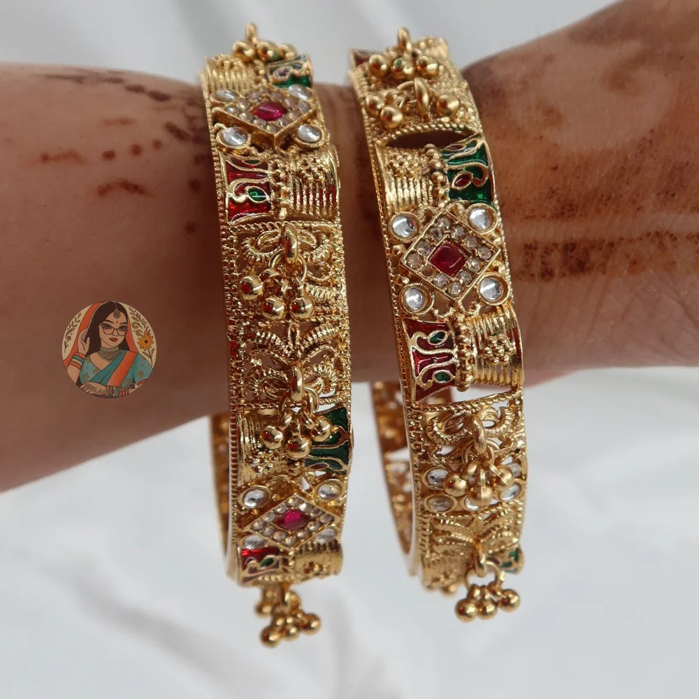 Imara Gold Bangles