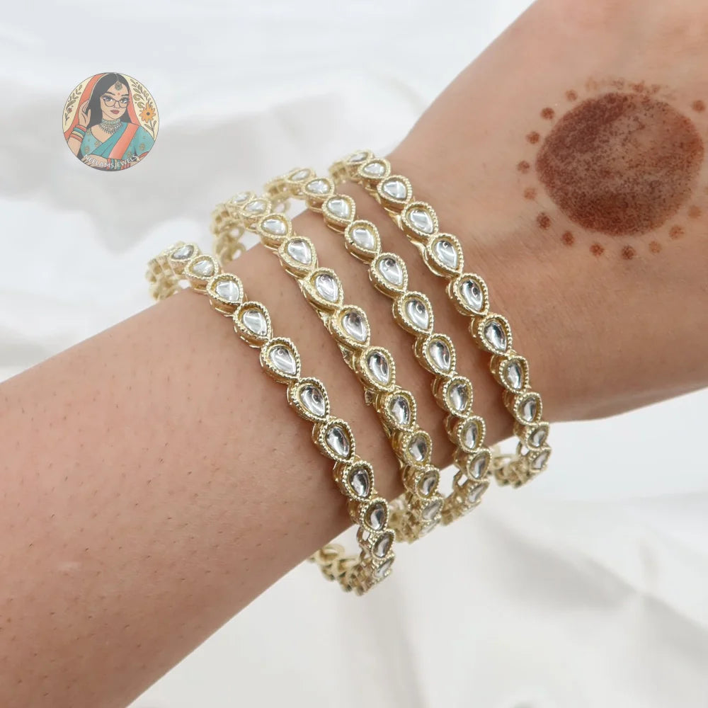 Inaya Gold Accent Bangles