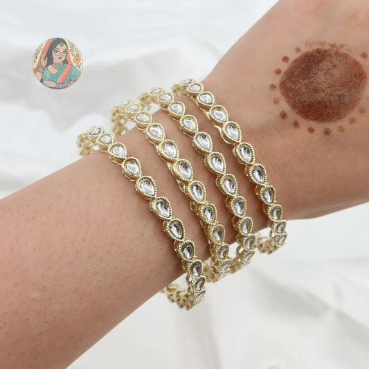 Inaya Gold Accent Bangles