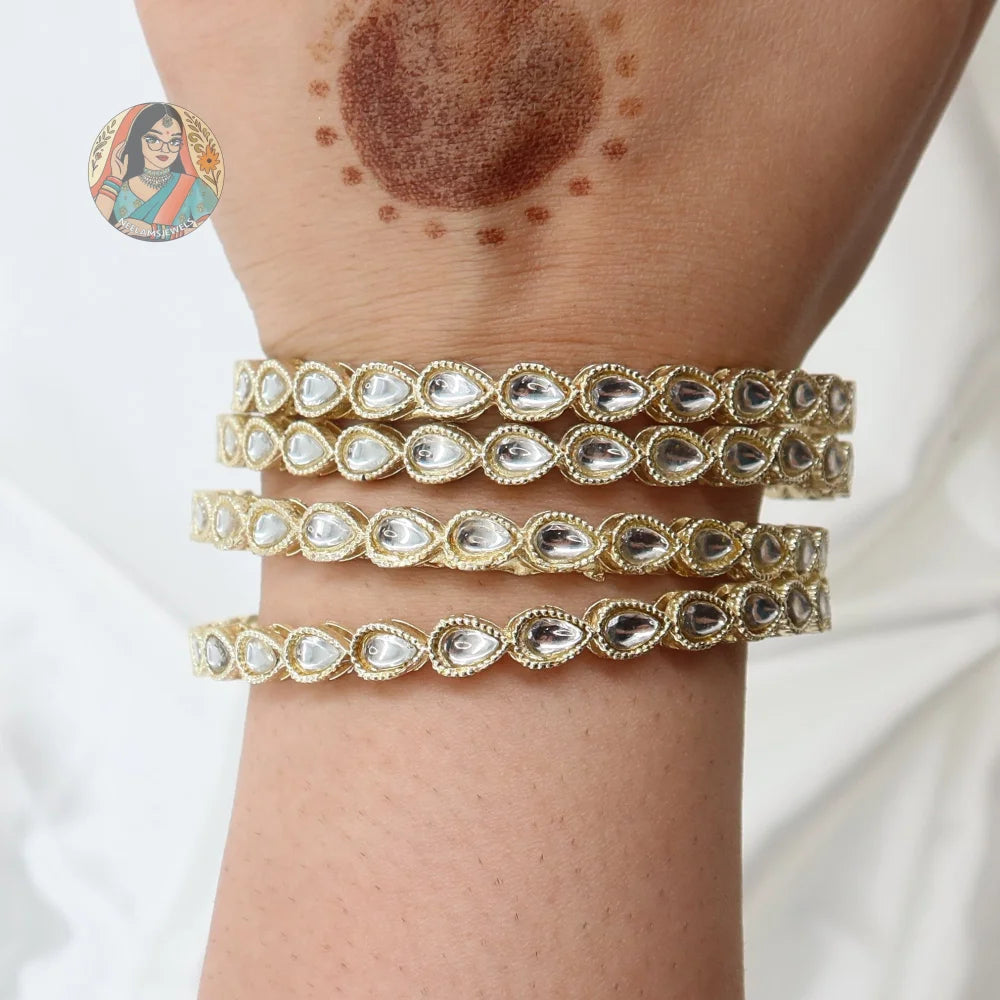 Inaya Gold Accent Bangles