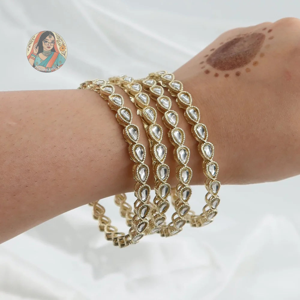 Inaya Gold Accent Bangles