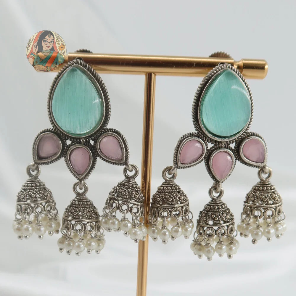 Ishira Silver Earrings - A