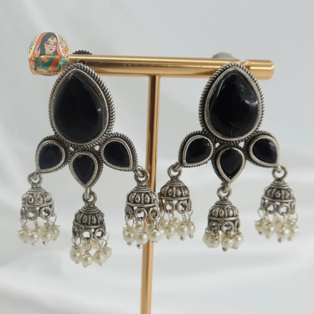 Ishira Silver Earrings - B
