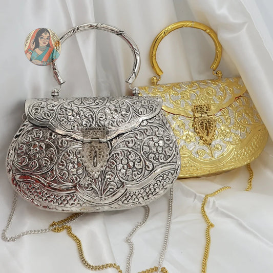 Jahnavi - Metal Handbag