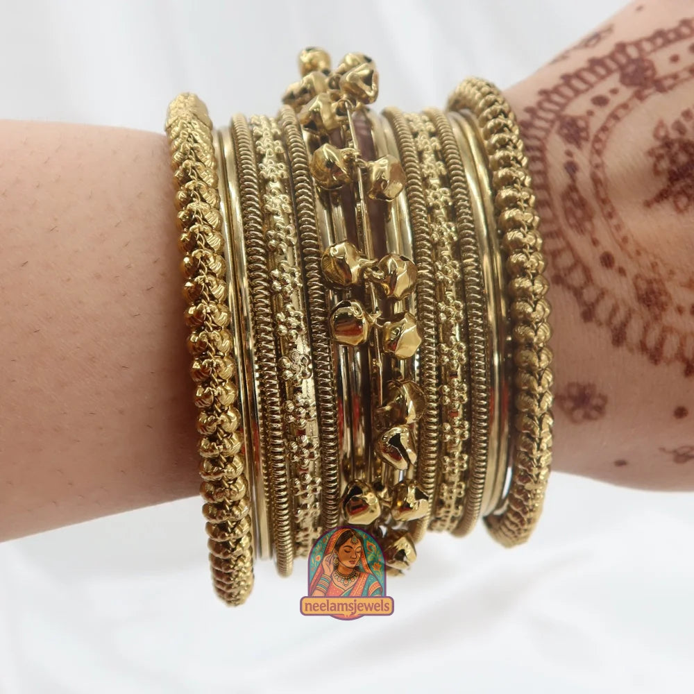 Jameela Ghungroo Bangle Set