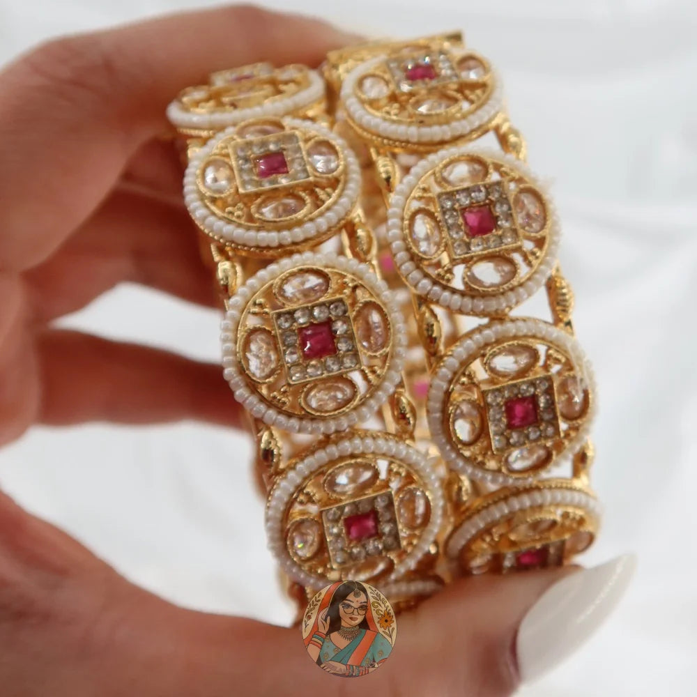 Kanwal Gold Bangle Set