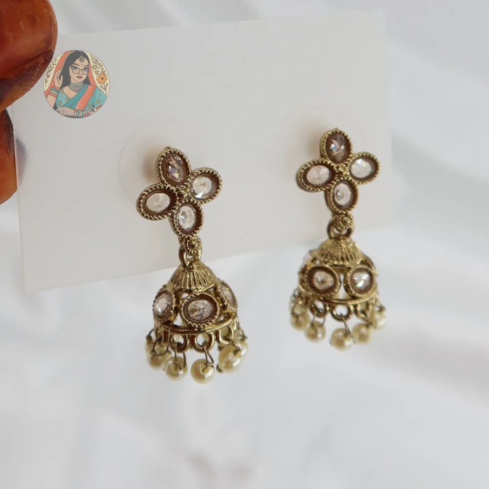 Kareena Mini Jhumki - Champagne