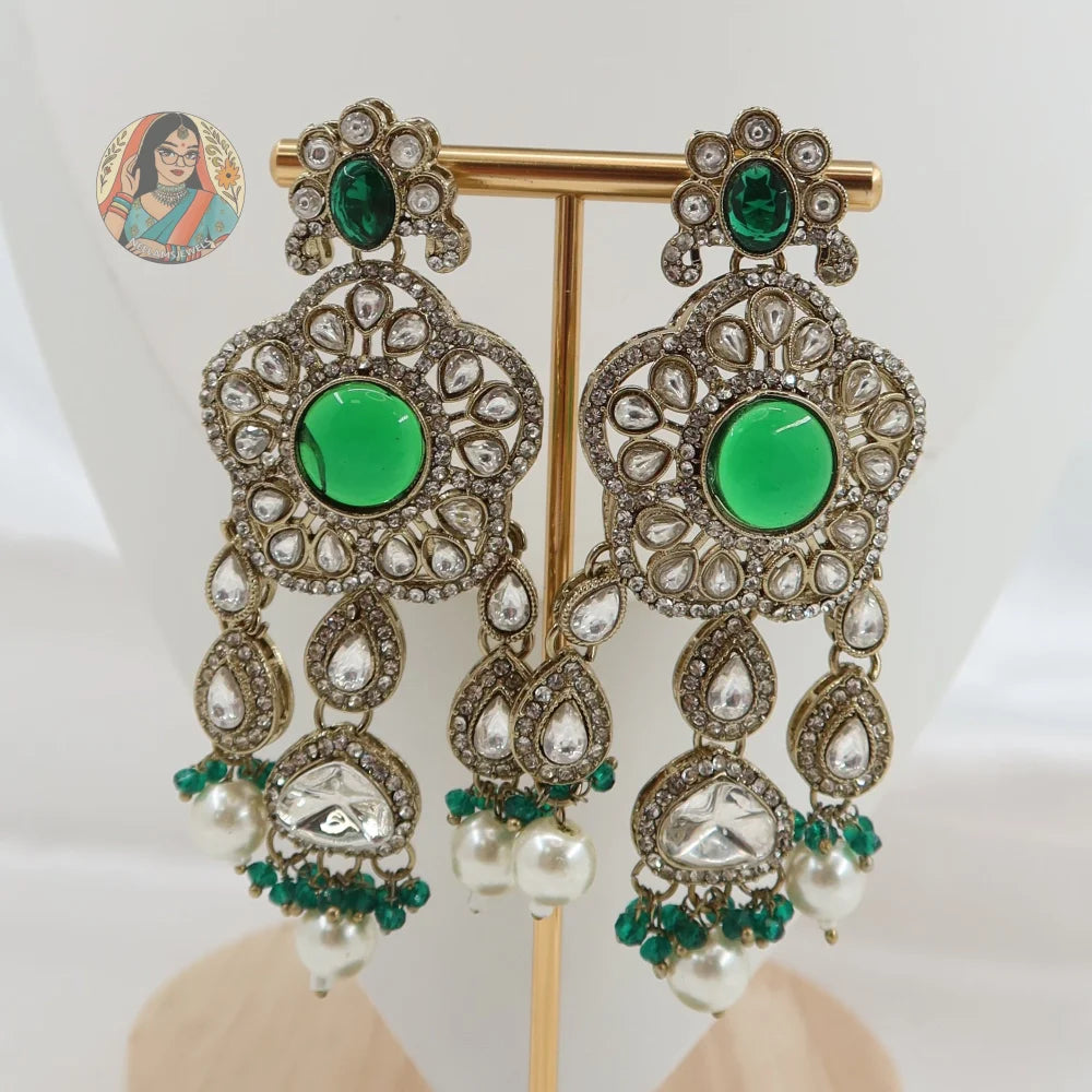 Karishma Necklace Set (Green)