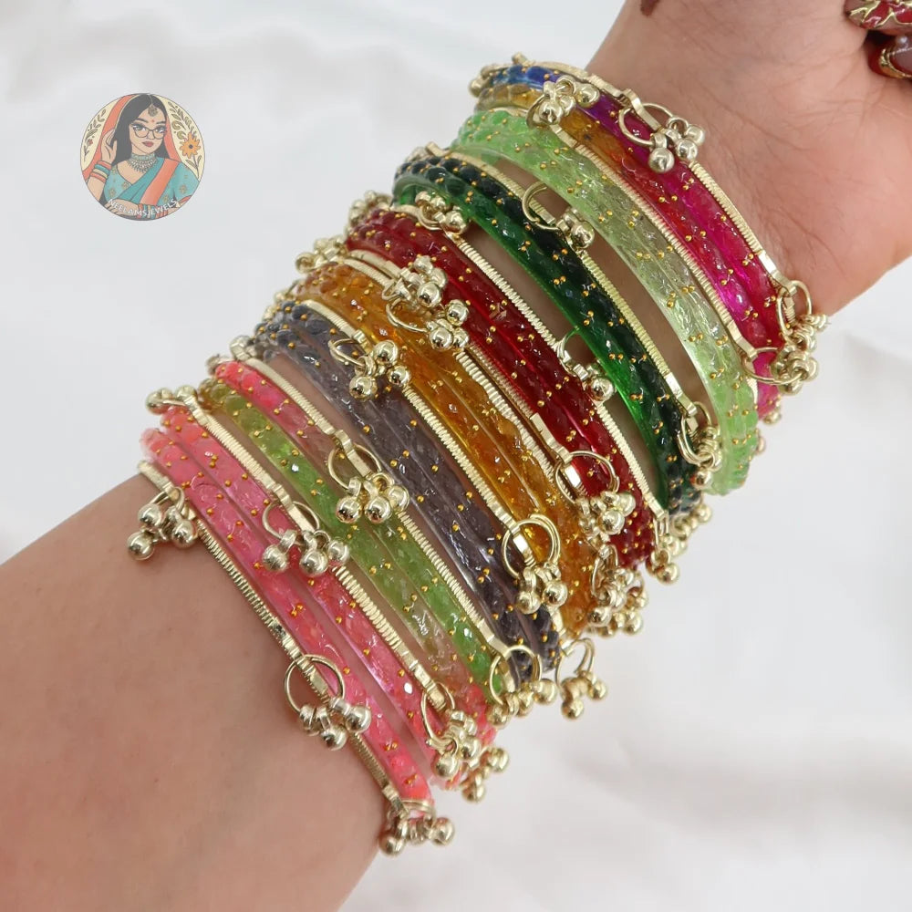 Kashmiri Glass Bangle Set