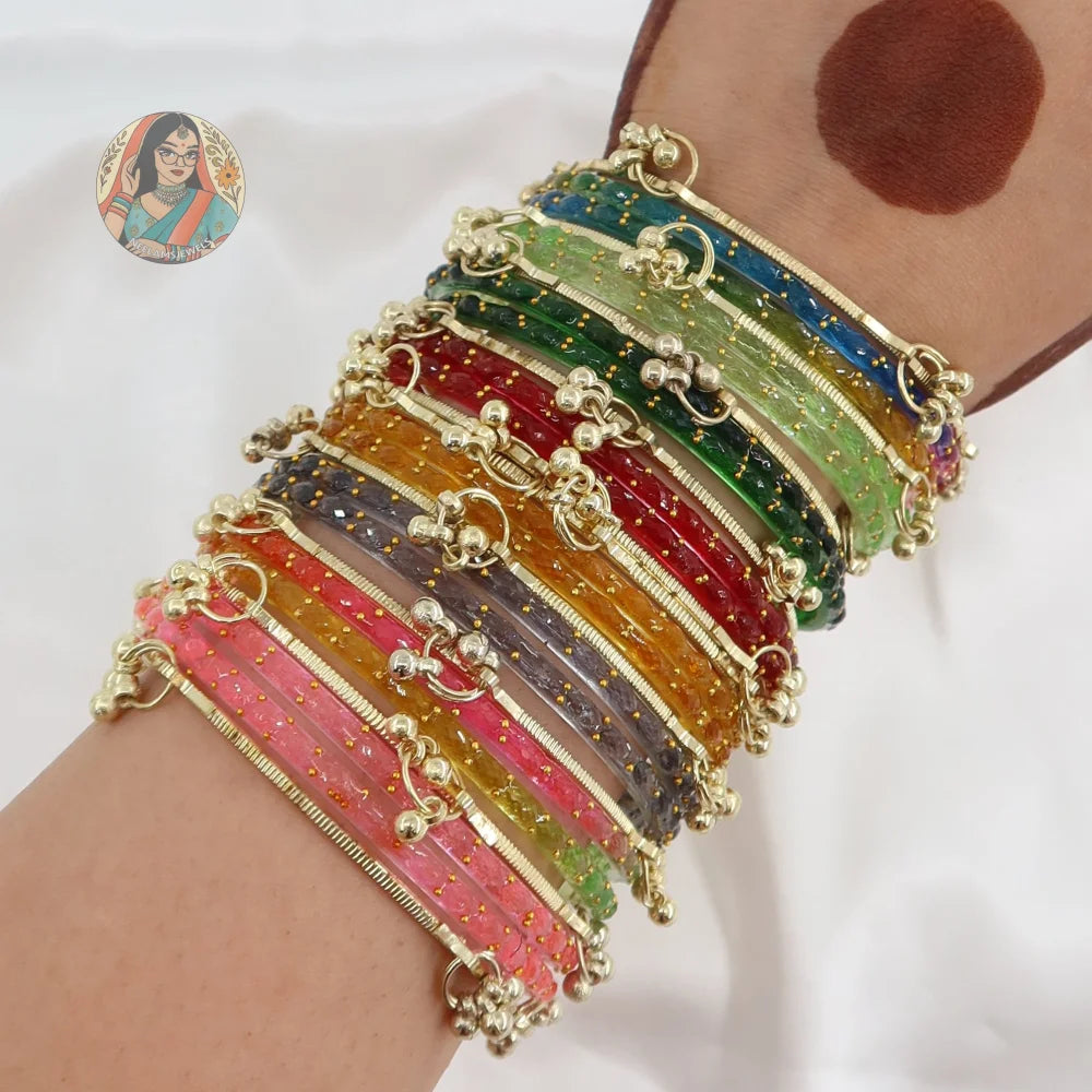 Kashmiri Glass Bangle Set