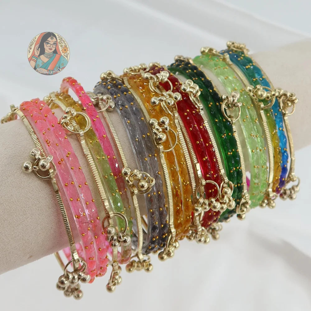 Kashmiri Glass Bangle Set
