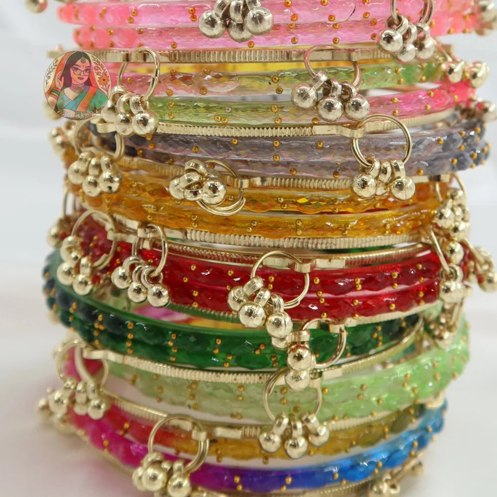 Kashmiri Glass Bangle Set