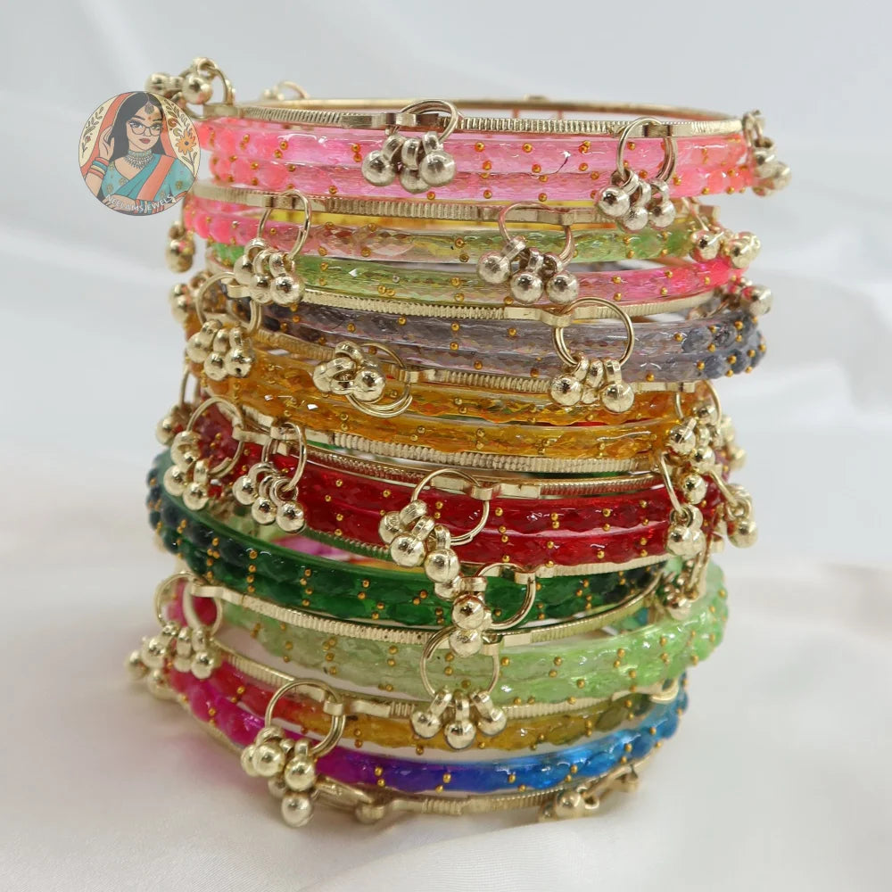 Kashmiri Glass Bangle Set