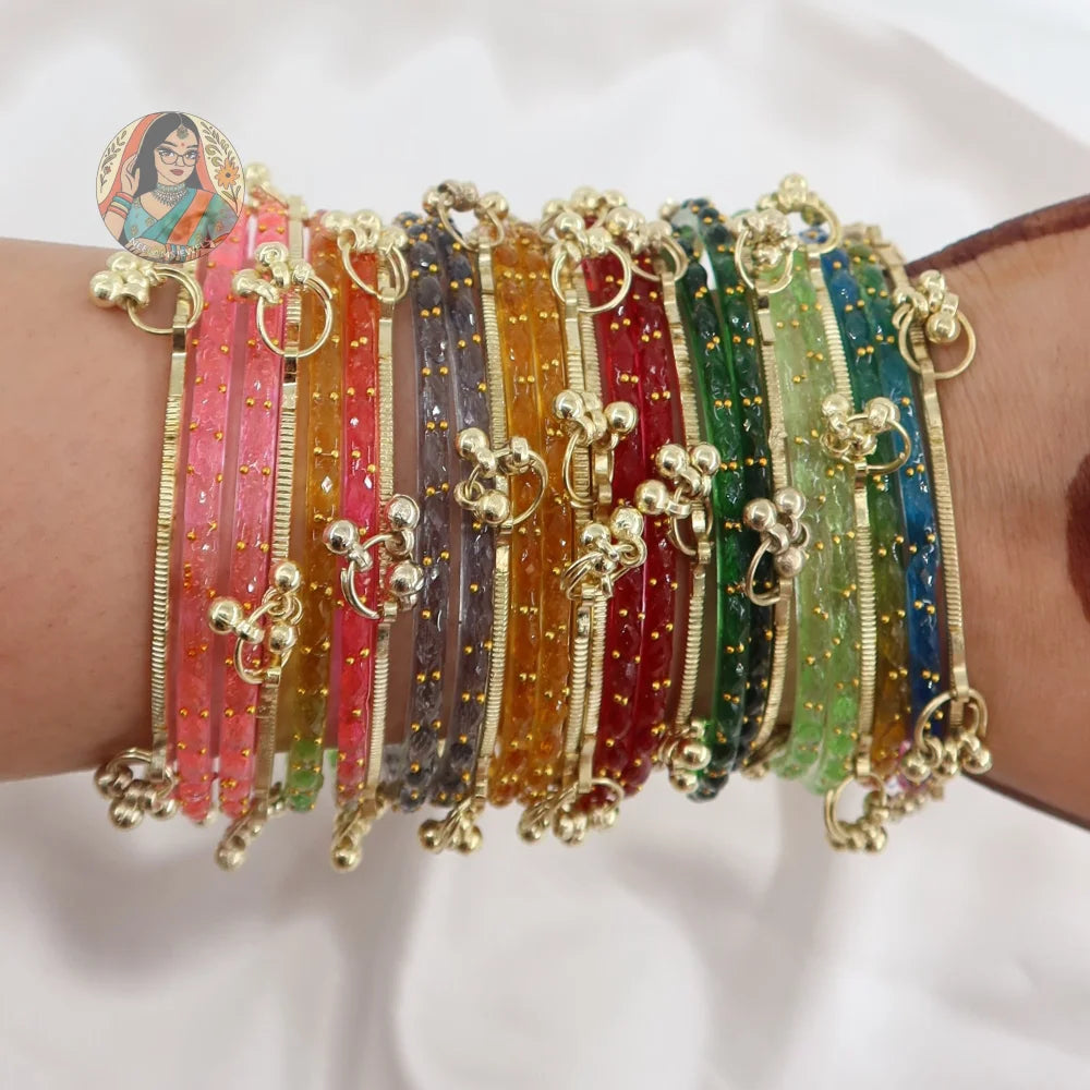 Kashmiri Glass Bangle Set