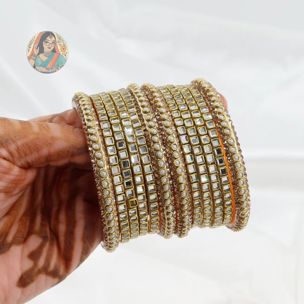 Kavya Gold Bangle Stack