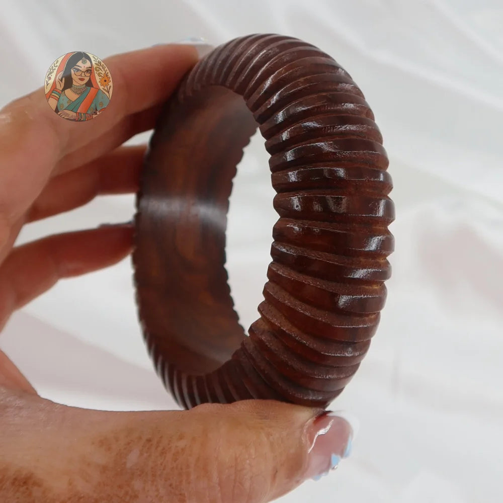 Kirat Chunky Wooden Bangle