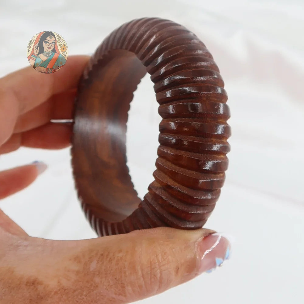 Kirat Chunky Wooden Bangle