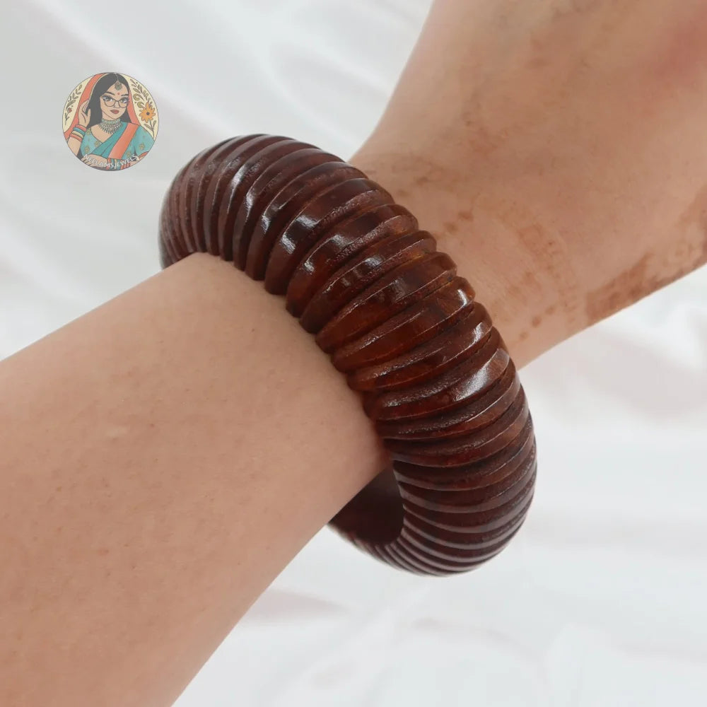 Kirat Chunky Wooden Bangle