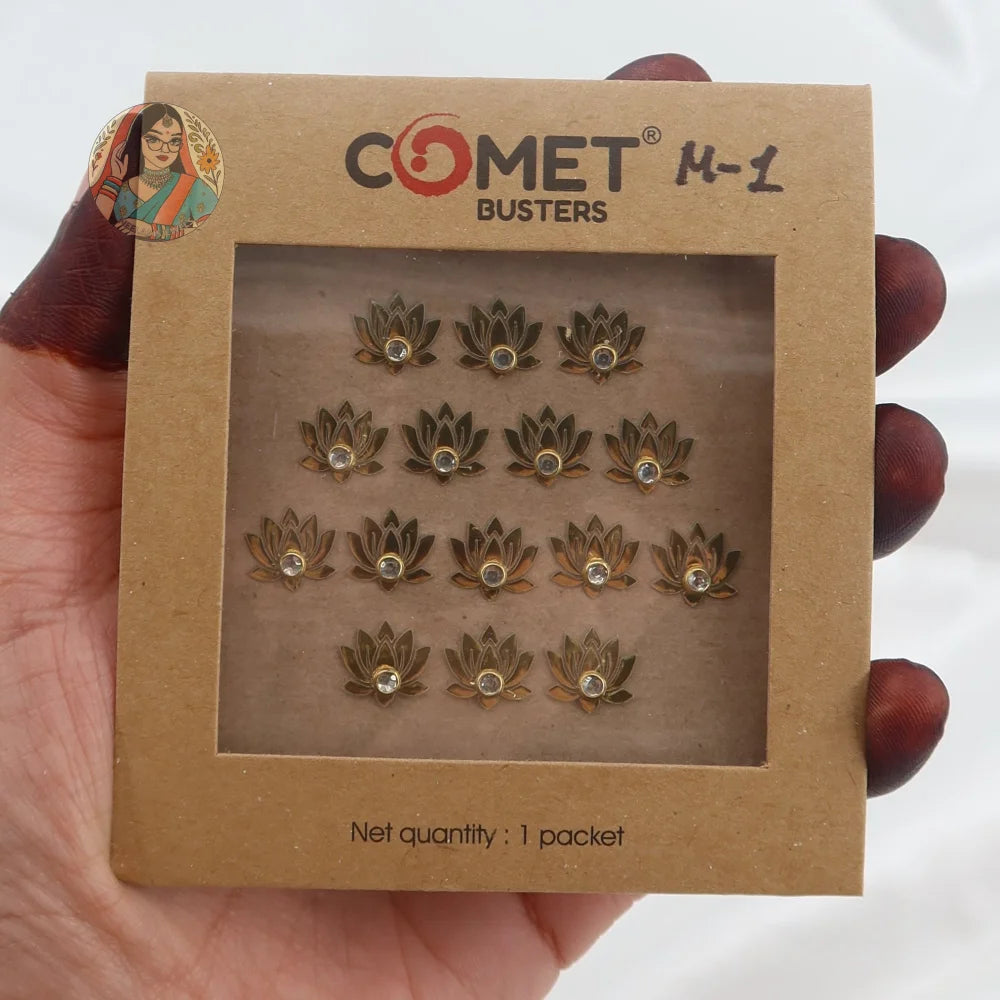 Lotus Bindi Pack/Mehndi Stickers