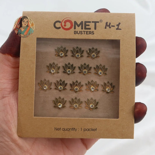 Lotus Bindi Pack/Mehndi Stickers