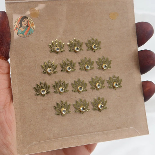 Lotus Bindi Pack/Mehndi Stickers