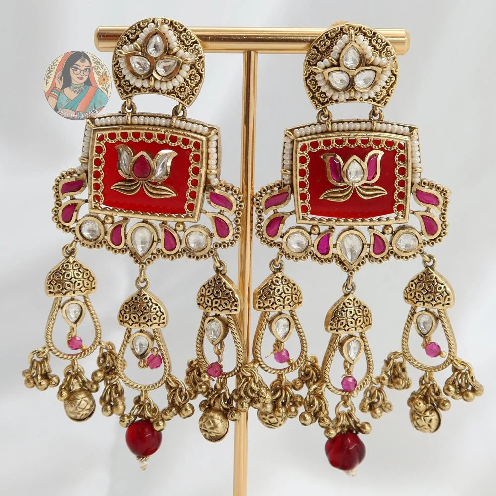 Lotus Earrings
