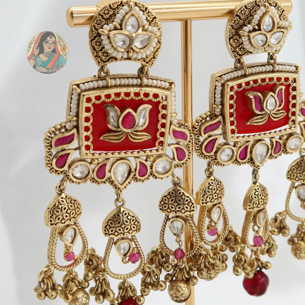 Lotus Earrings