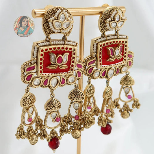 Lotus Earrings