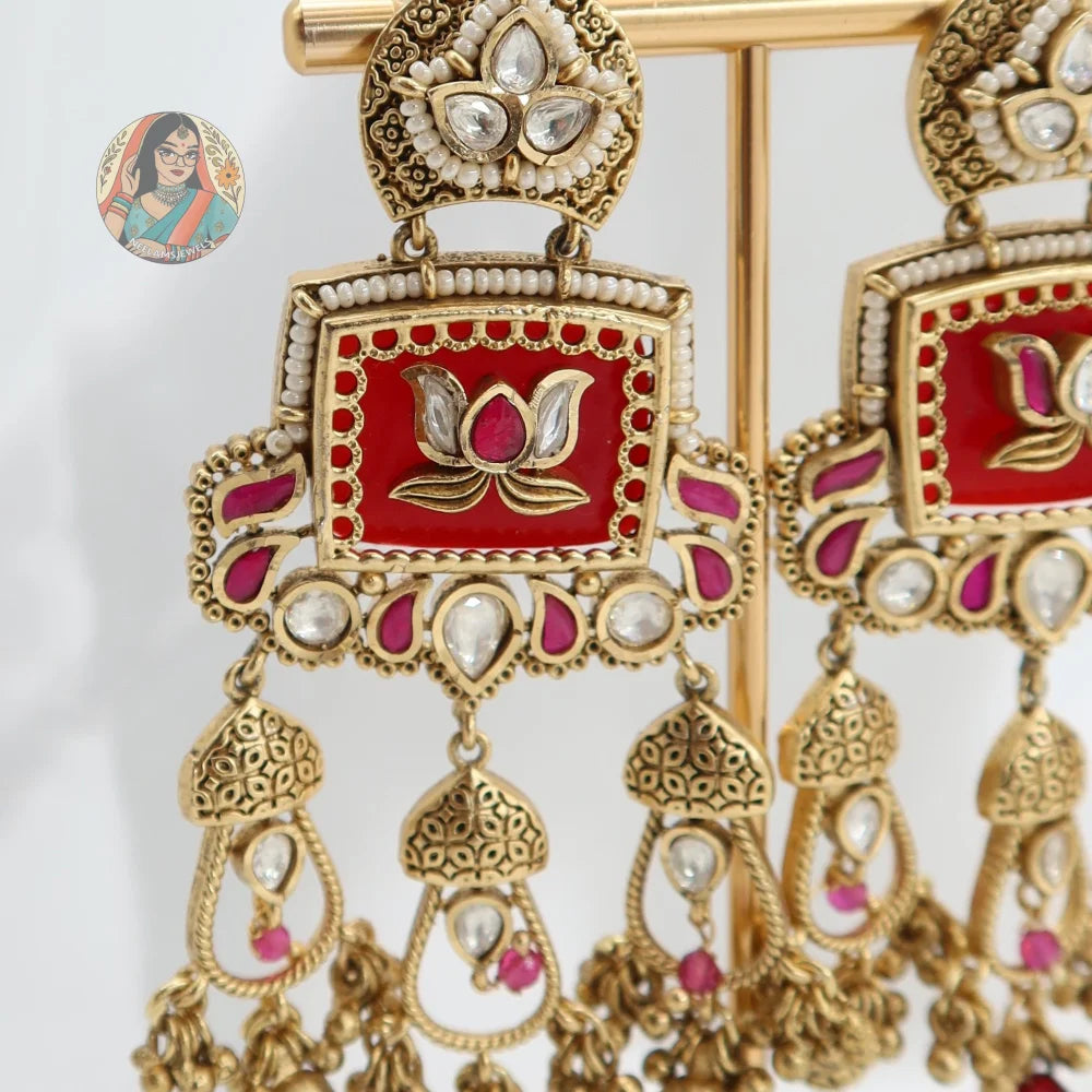 Lotus Earrings