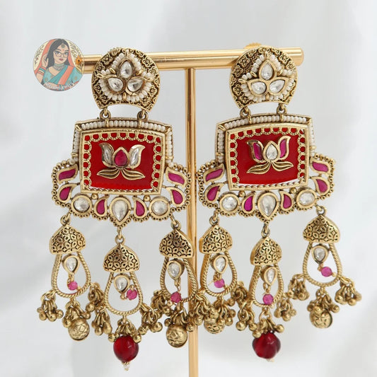 Lotus Earrings