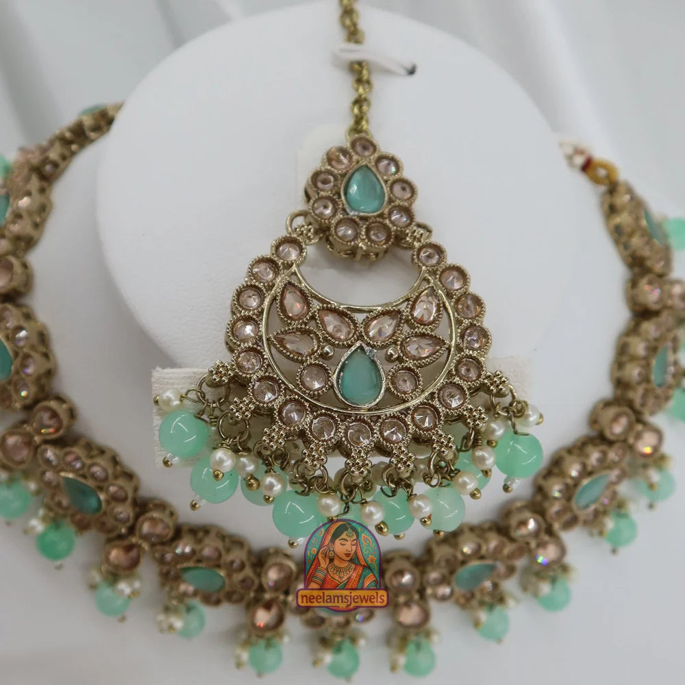Loveleen Necklace Set (Mint)