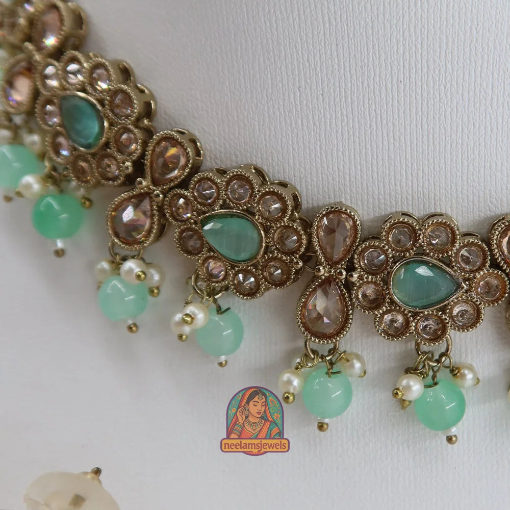 Loveleen Necklace Set (Mint)
