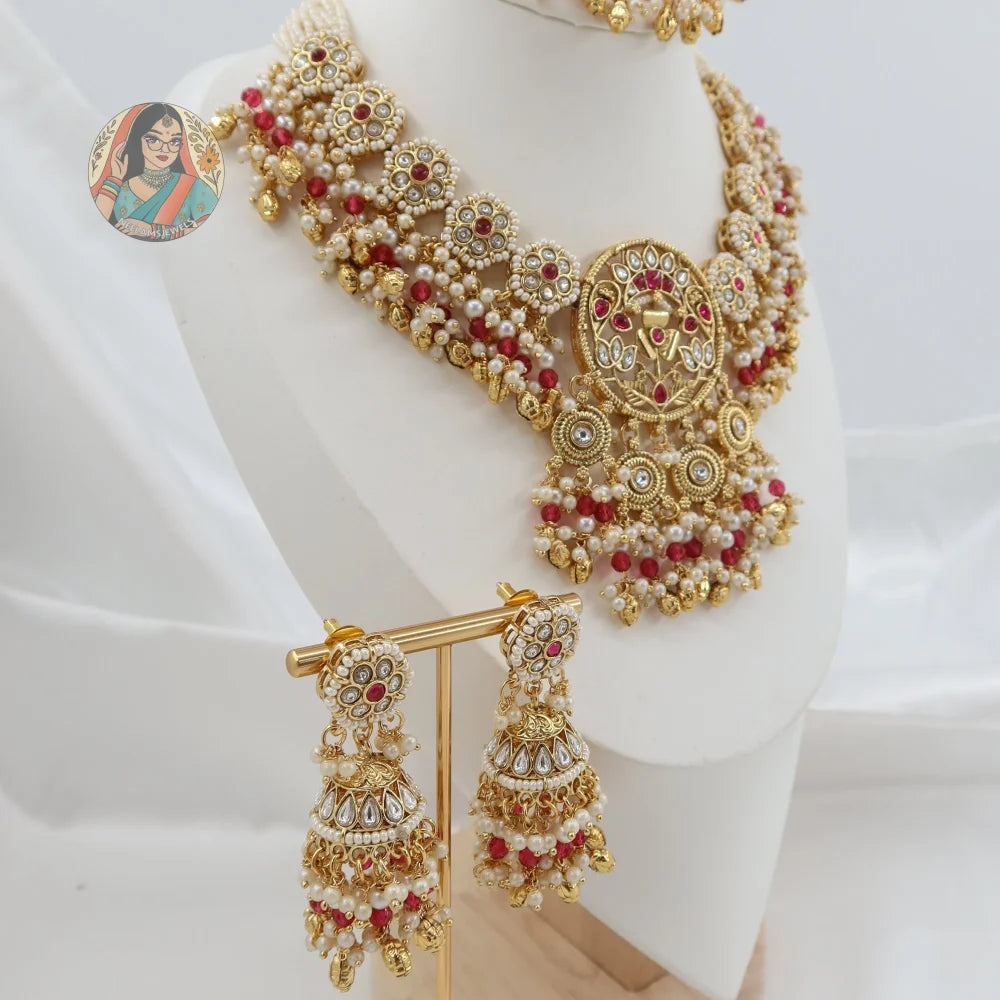 Maahie Necklace Set (Pink)