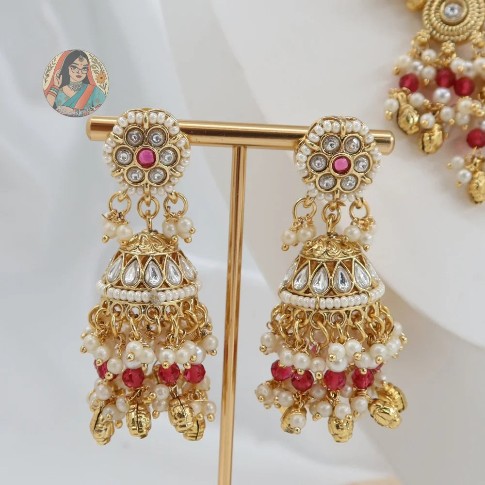 Maahie Necklace Set (Pink)