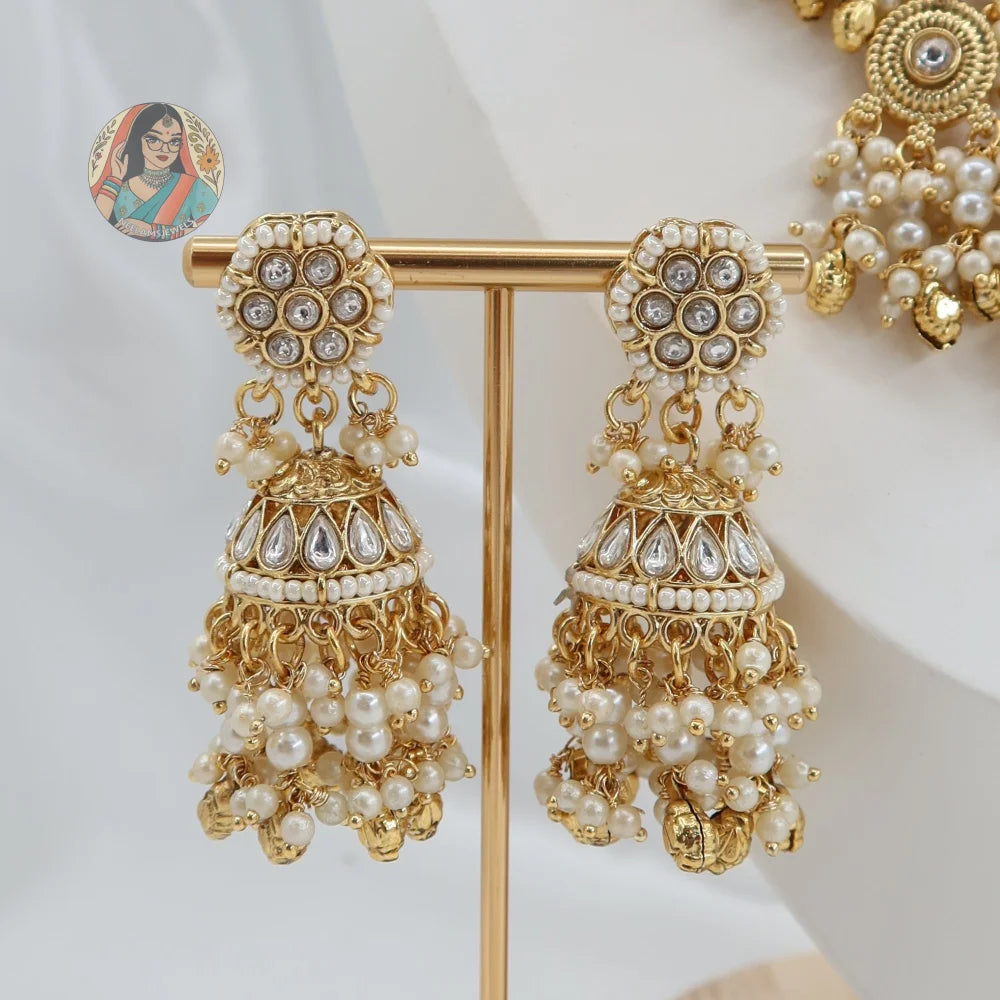 Maahie Necklace Set (White)