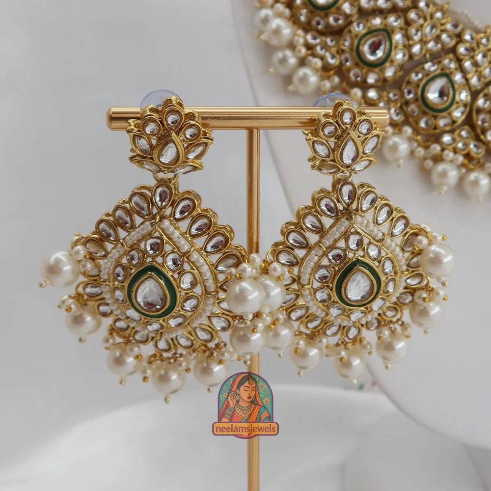Mahal-e-Noor Necklace Set (White)